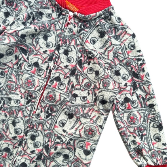 Paw Patrol Marshall Boys Fleece Zip One Piece Pajamas 3T - Picture 2 of 5